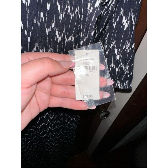 NWT Gap Print Maxi Shirtdress Summer Beach Swim Coverup - Picture 8 of 9